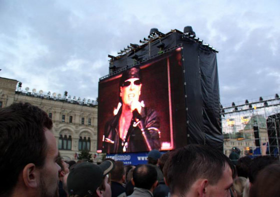 Klaus, the Red square, 2003