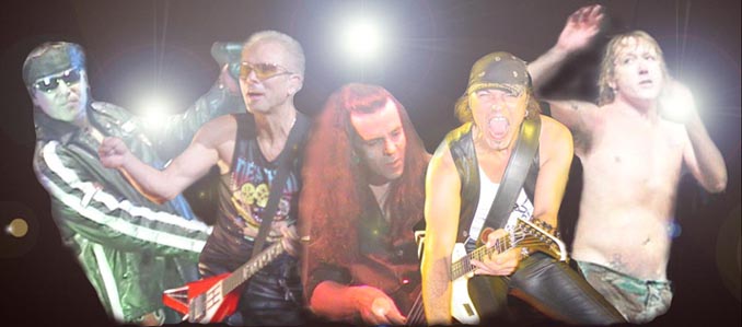 Scorpions: Klaus Meine, Rudolf Schenker, Pawel Maciwoda, Matthias Jabs, James Kottak