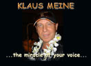 ...the miracle of your voice...